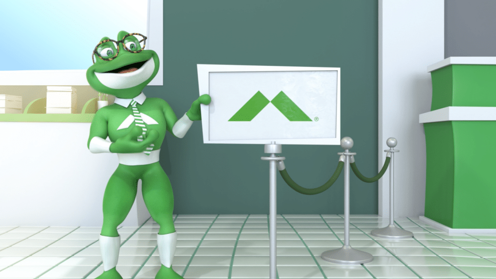 Merchants Frog in Branch Office