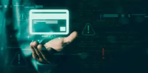 Picture of hand holding a credit card