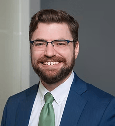 Man smiling for professional headshot