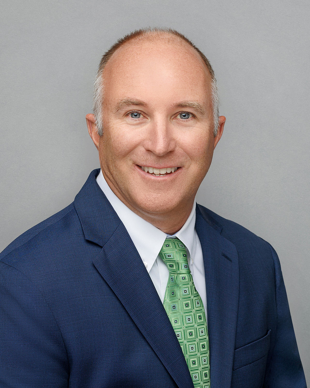 Man smiling for professional headshot